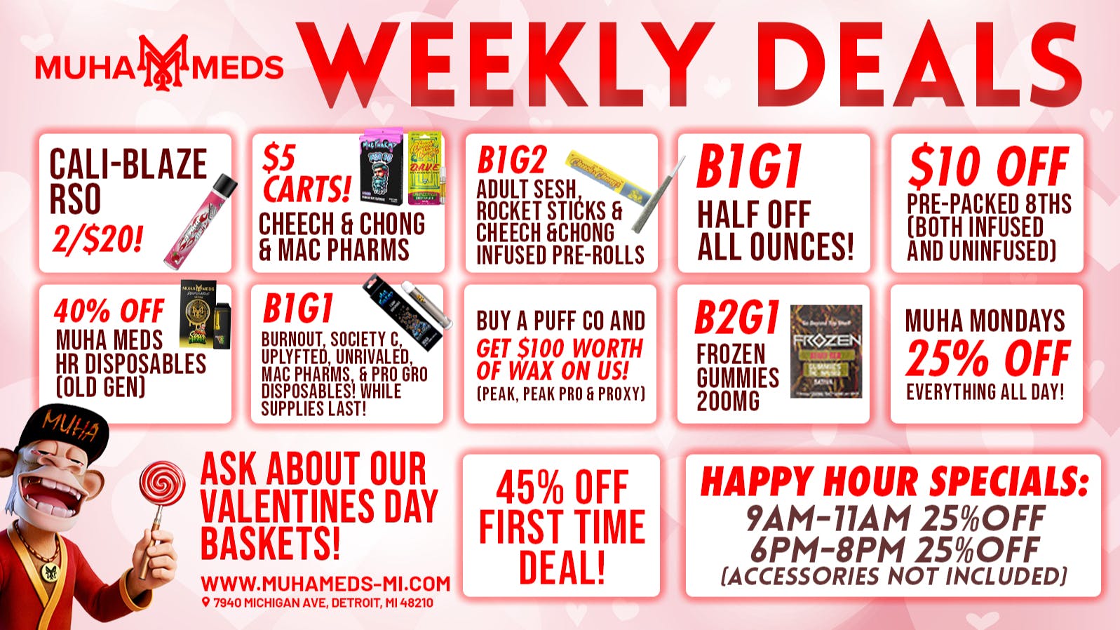 Muha Meds - Michigan Ave. MUHA MONDAYS 25 OFF!