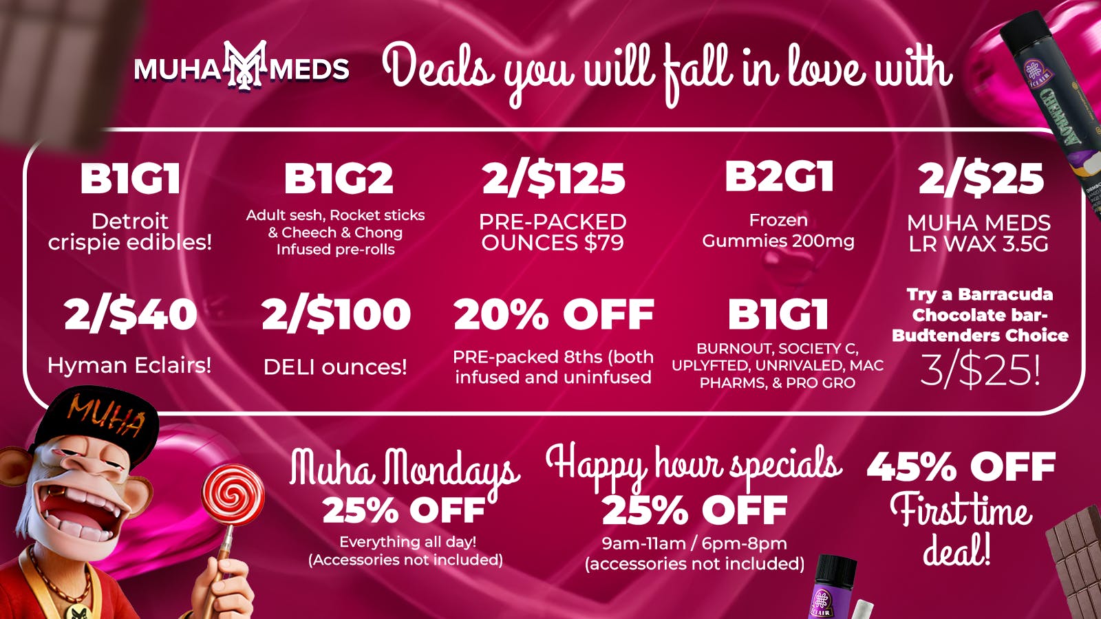 Muha Meds - Michigan Ave. Love is still in the smoke at Muha