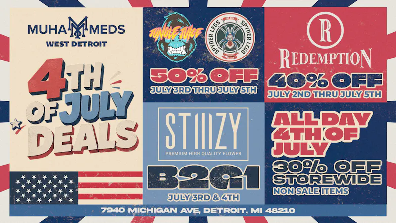 Muha Meds Michigan Ave HAPPY 4TH OF JULY!
