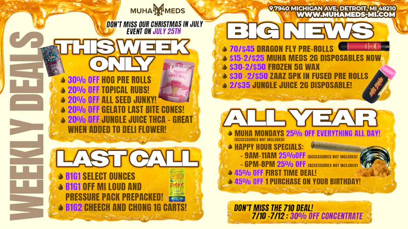 Muha Meds Michigan Ave DON'T MISS OUR 710 DEALS!