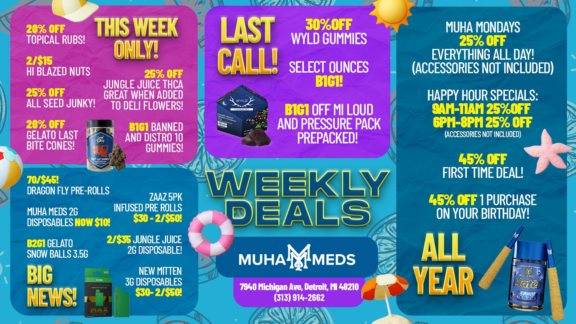 Muha Meds Michigan Ave SUMMER IS STILL HERE!