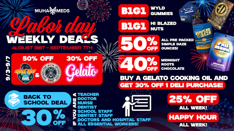 Muha Meds Michigan Ave LABOR DAY & BACK TO SCHOOL!