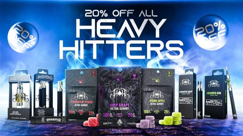 High Dankery 20% OFF ALL HEAVY HITTERS PRODUCTS