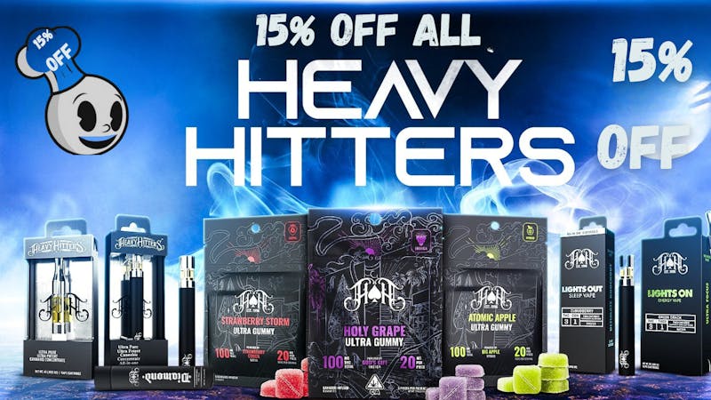 High Dankery 15% OFF ALL HEAVY HITTERS PRODUCTS