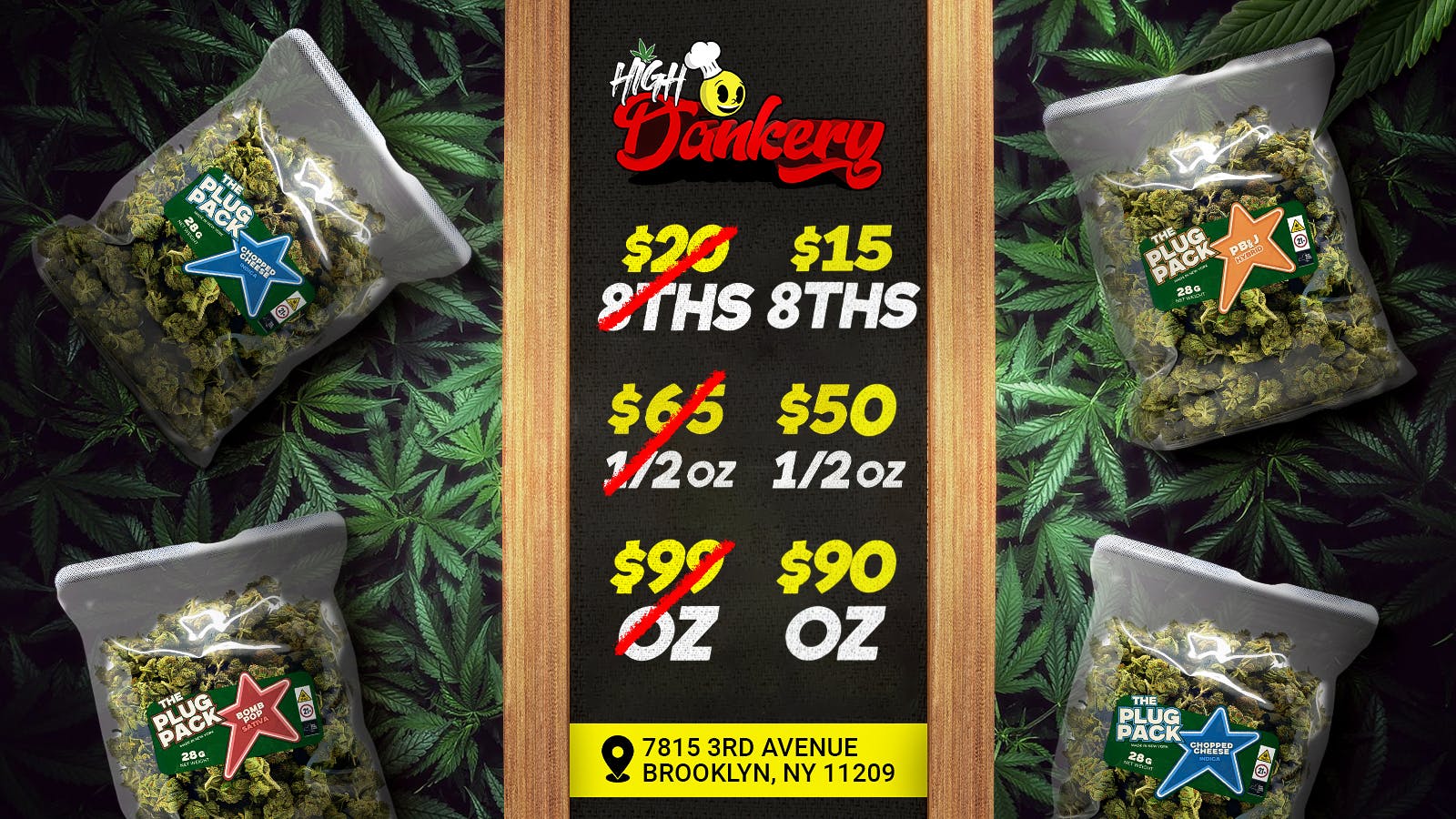 High Dankery 🥦 $15 8th's | $50 1/2 Oz | $90 Oz @High Dankery🔥