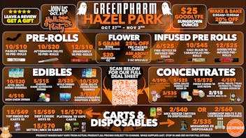 Green Pharm - Hazel Park - Recreational 🎃50% OFF First Time Customers!🎃