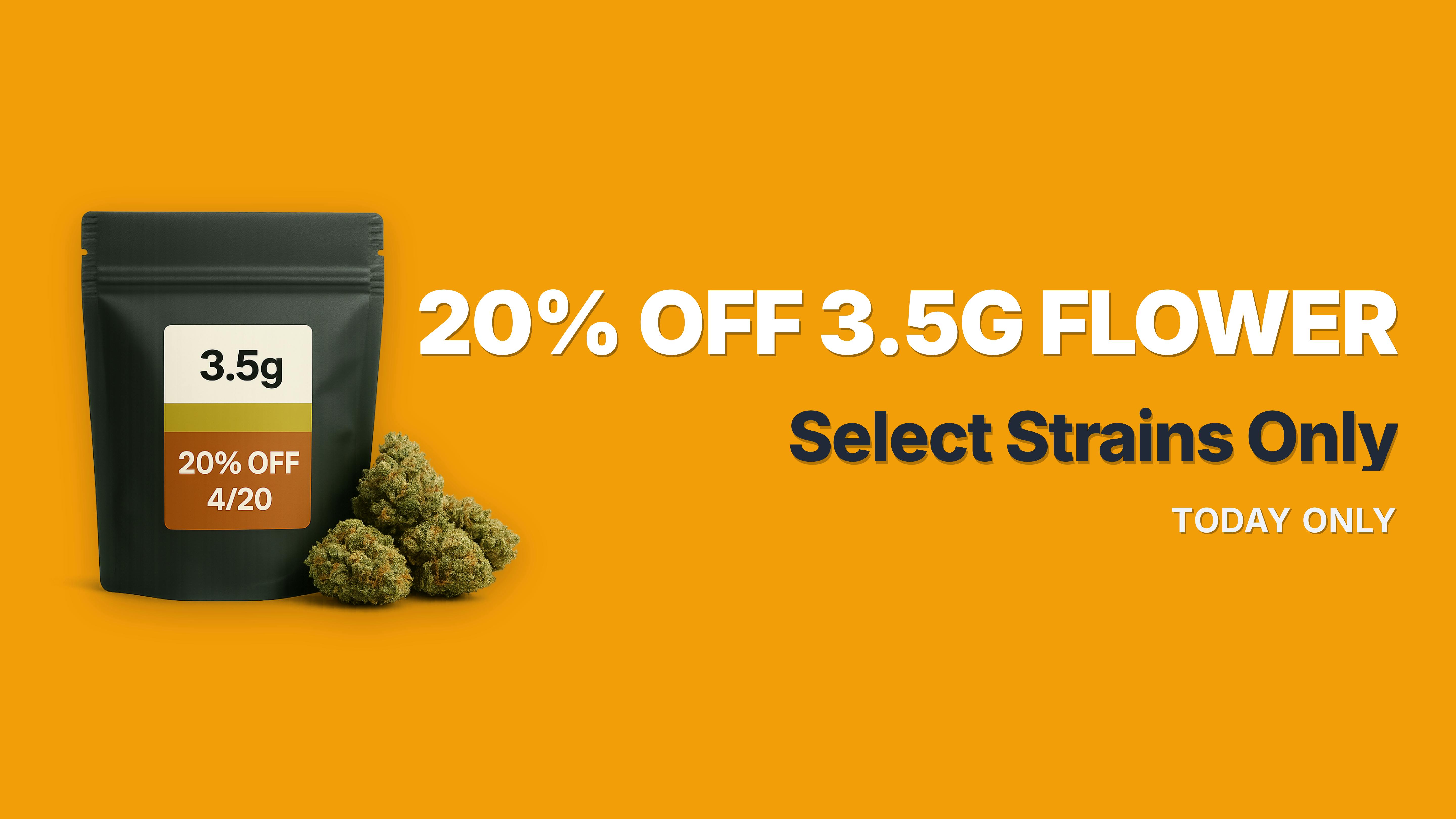 Chelsea Bud 20% Off on Select Flower and Disposables