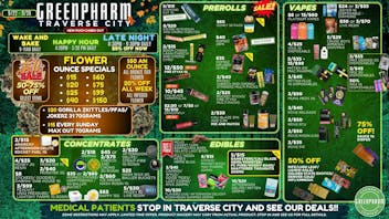 Green Pharm - Traverse City - Recreational & Medical FALL SALE 50-75% OFF!!!