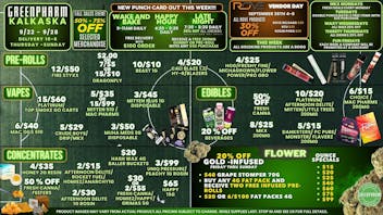 Green Pharm - Kalkaska - Recreational & Medical FALL SALE 50-75% OFF!!💥😀👍🏈🍁🍁