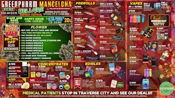 Green Pharm - Mancelona -Recreational FALL SALE 50-75% OFF!!💥😀👍🏈🍁🍁