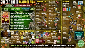 Green Pharm - Mancelona -Recreational 50% OFF FOR FIRST TIME CUSTOMERS!!!!
