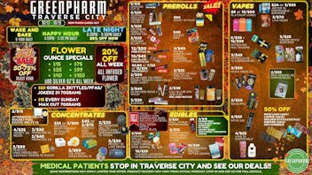 Green Pharm - Traverse City - Recreational & Medical 50% OFF FOR FIRST TIME CUSTOMERS!!!!