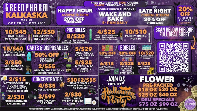 Green Pharm - Kalkaska - Recreational & Medical 20% OFF DELI FLOWER!!!