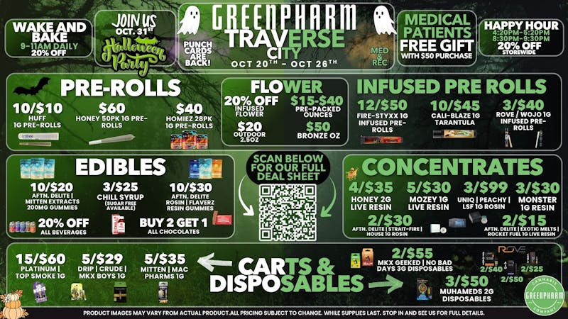 Green Pharm - Traverse City - Recreational & Medical 50% OFF FOR FIRST TIME CUSTOMERS!!!!
