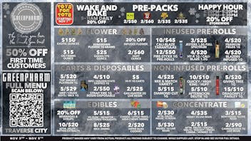 Green Pharm - Traverse City - Recreational & Medical 50% OFF FIRST TIME CUSTOMERS!!!!!!!