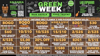 Green Pharm - Kalkaska - Recreational & Medical BLACK FRIDAY ALL WEEK!!! YOU DON'T WANT TO MISS IT
