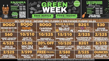 Green Pharm - Kalkaska - Recreational & Medical BLACK FRIDAY ALL WEEK!!! YOU DON'T WANT TO MISS IT