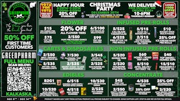 Green Pharm - Kalkaska - Recreational & Medical 50% FOR FIRST TIME CUSTOMERS 😁😍