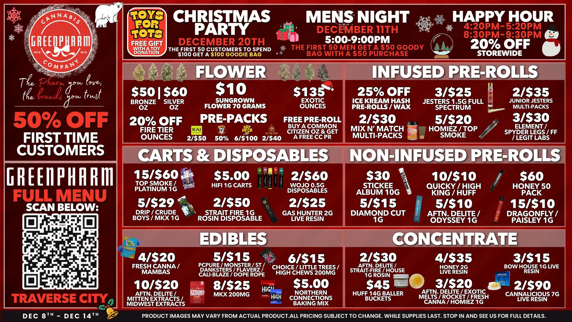 Green Pharm - Traverse City - Recreational & Medical 50% OFF FIRST TIME CUSTOMERS!!!!!!