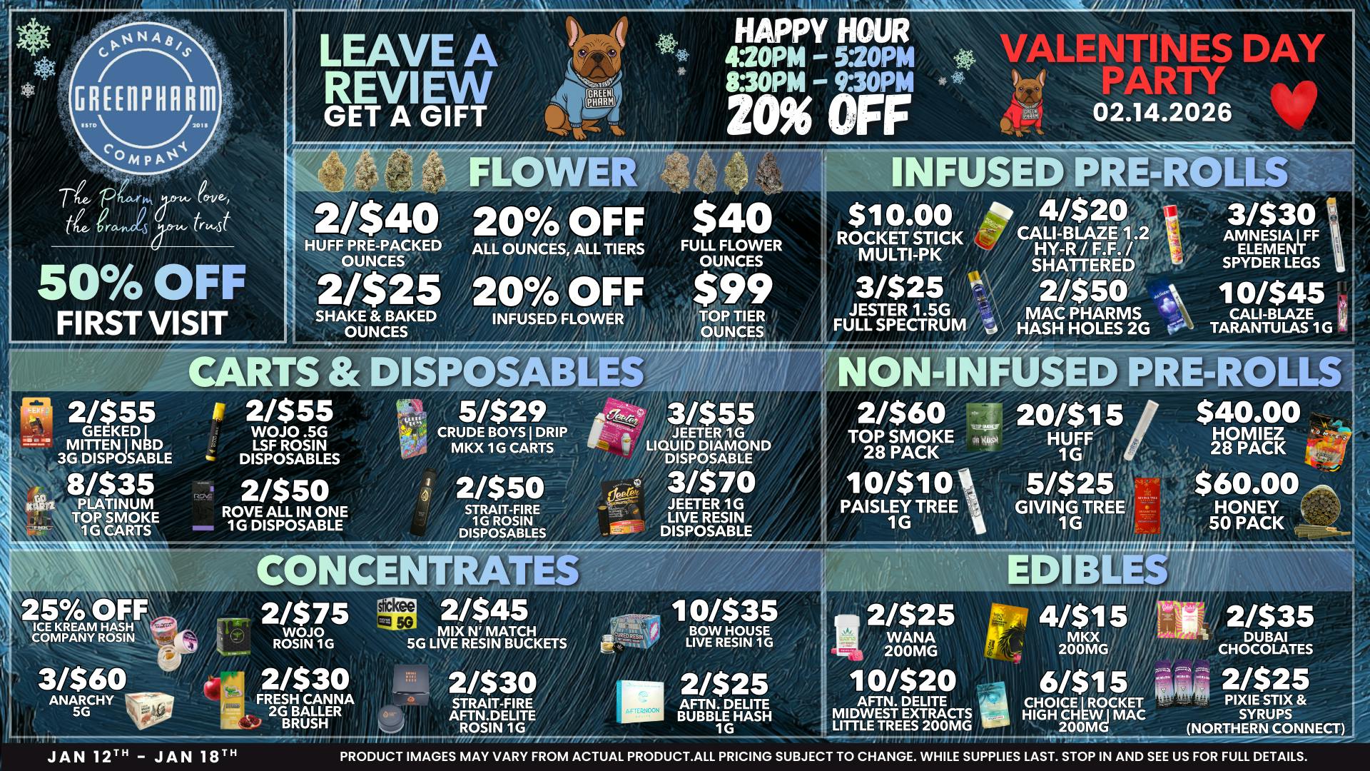 Green Pharm - Mancelona -Recreational 50% OFF FIRST TIME CUSTOMERS!!!!!!