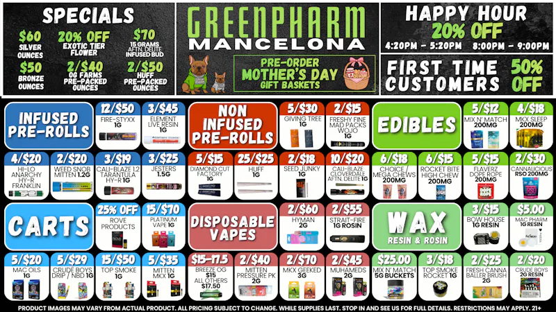 Green Pharm - Mancelona -Recreational SPRING ON IN FOR BIG SAVINGS🌸🪻