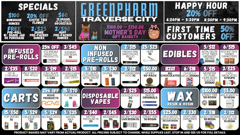 Green Pharm - Traverse City - Recreational & Medical 🪻🌸ONE STOP SHOPPING FOR MOM🌸🪻
