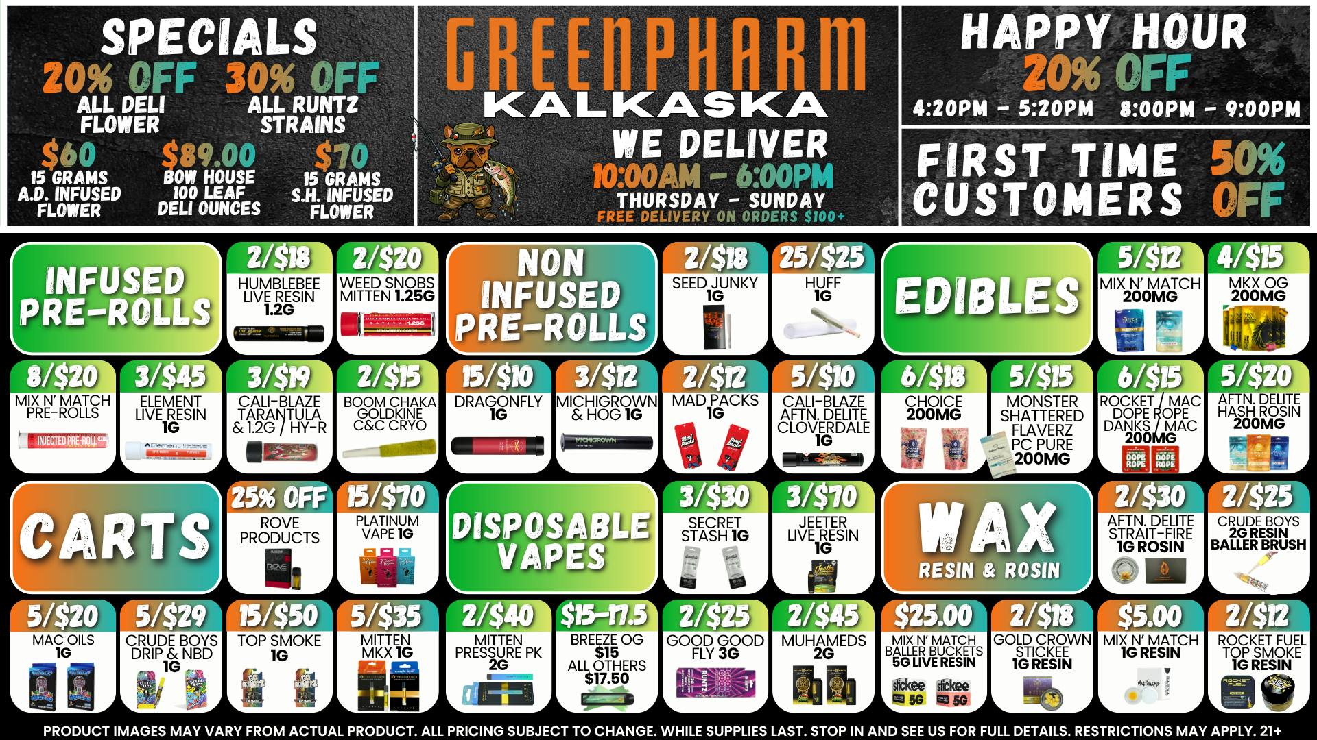Green Pharm - Kalkaska - Recreational & Medical 🪻🌸ONE STOP SHOPPING FOR MOM🌸🪻