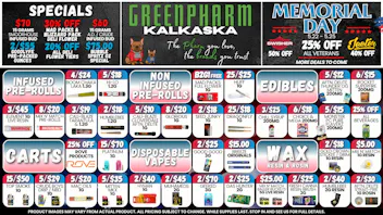 Green Pharm - Kalkaska - Recreational & Medical DEALS, DEALS AND MORE DEALS😀😁