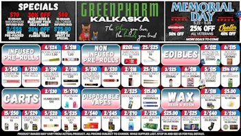 Green Pharm - Kalkaska - Recreational & Medical DEALS, DEALS AND MORE DEALS😀😁