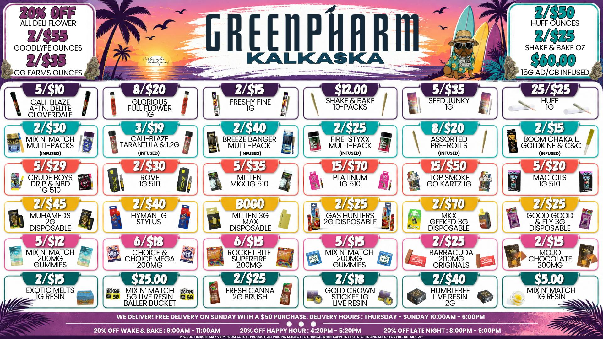 Green Pharm - Kalkaska - Recreational & Medical START YOUR SUMMER OFF AT GREENPHARM😀💥