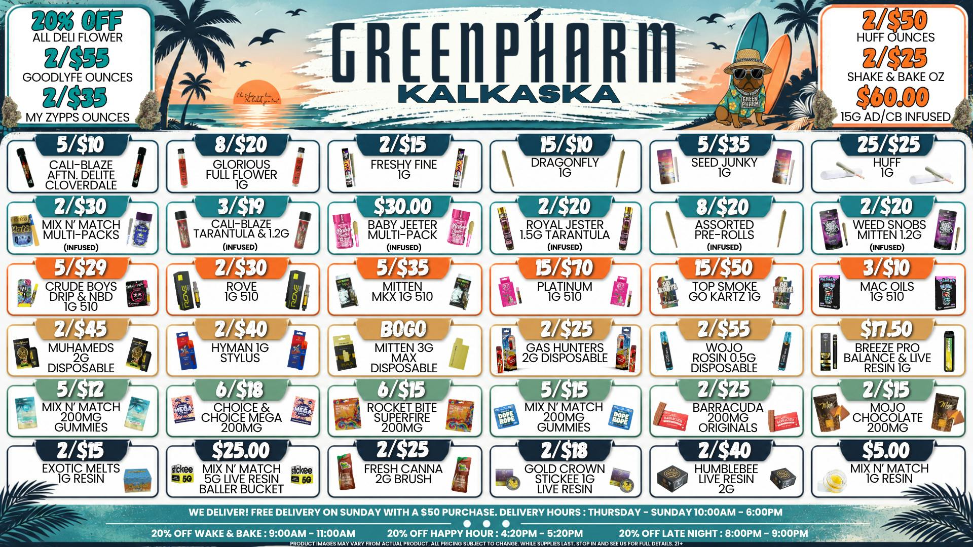 Green Pharm - Kalkaska - Recreational & Medical 💰😀SHOP AND SAVE WITH GREENPHARM😀💰