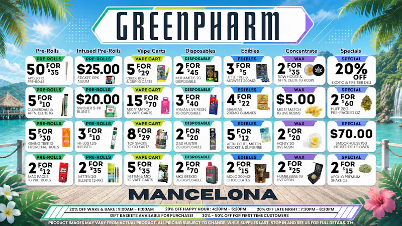 Green Pharm - Mancelona -Recreational CELEBRATE THE GREATEST 4TH IN THE NORTH🎆