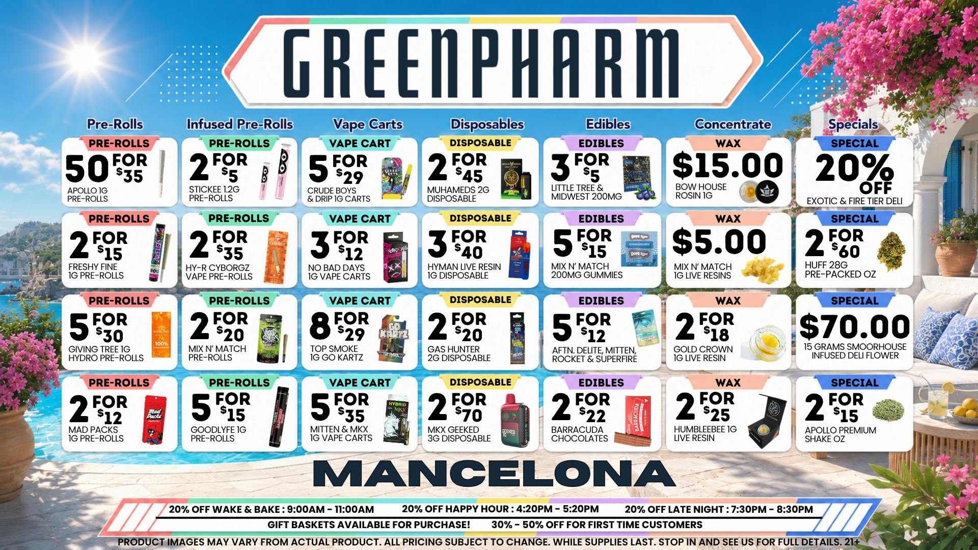 Green Pharm - Mancelona -Recreational SUMMER DEALS YOU CAN'T PASS UP⛳🎣🩴⚾