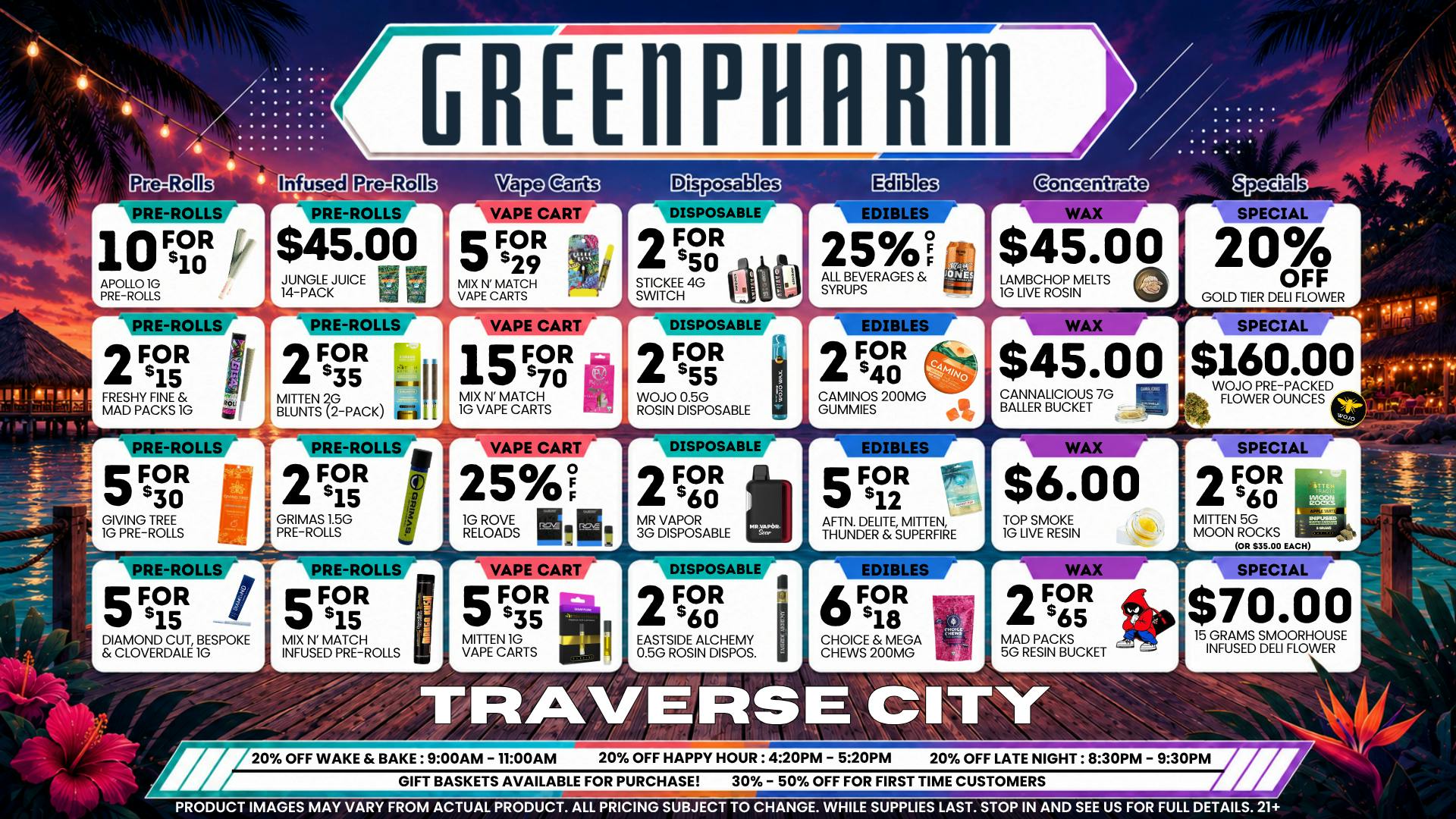 Green Pharm - Traverse City - Recreational & Medical NEW PRODUCTS, NEW DEALS AND EXTRA SAVINGS😊👍💸