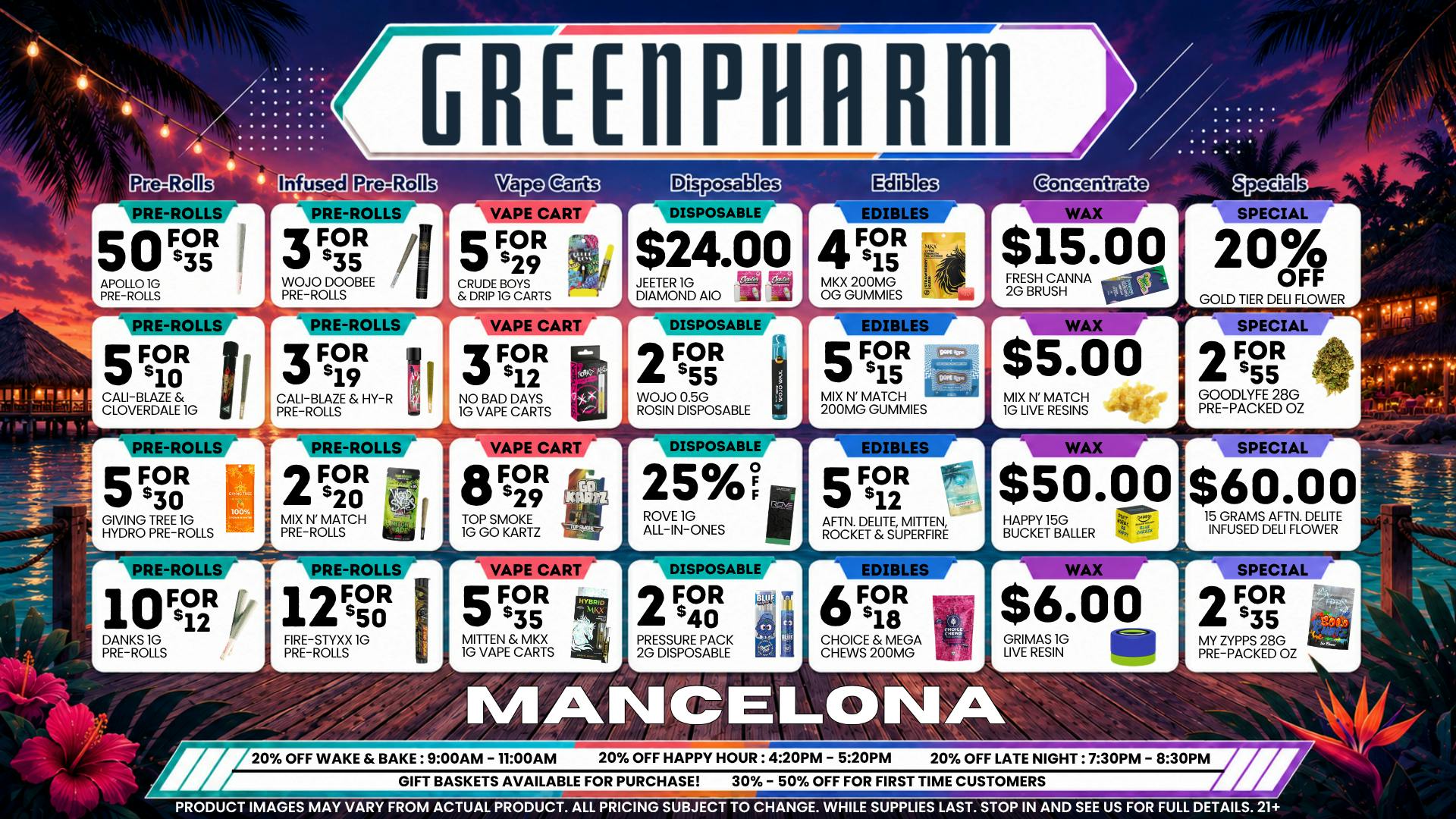 Green Pharm - Mancelona -Recreational NEW PRODUCTS, NEW DEALS AND EXTRA SAVINGS😊👍💸