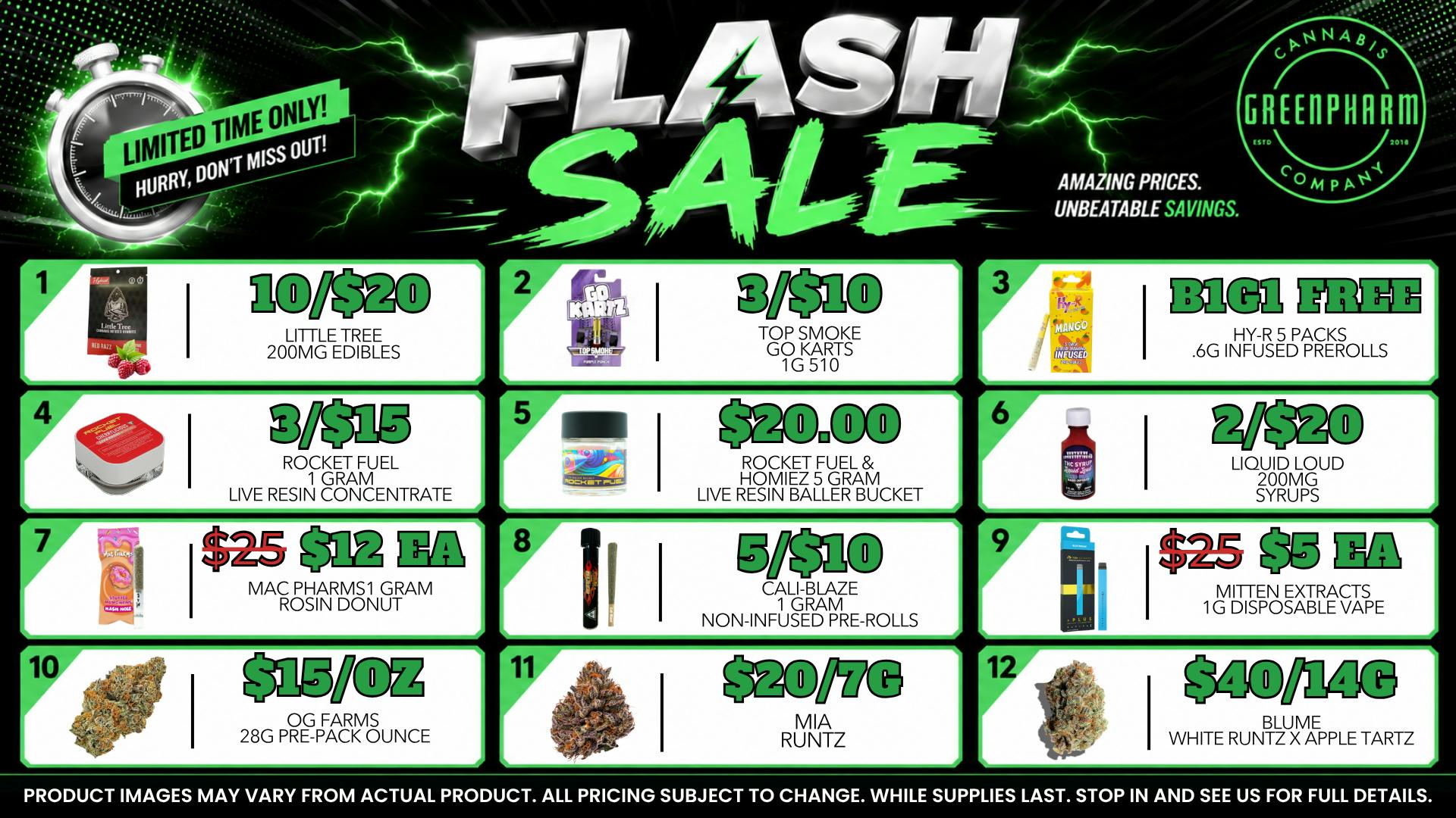 Green Pharm - Kalkaska - Recreational & Medical FLASH DEALS - BUY THEM BEFORE THEY ARE GONE🔥🔥