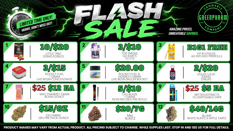 Green Pharm - Kalkaska - Recreational & Medical FLASH DEALS - BUY THEM BEFORE THEY ARE GONE🔥🔥