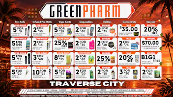 Green Pharm - Traverse City - Recreational & Medical 💰😀💥NEW PRODUCTS-NEW DEALS-MORE SAVINGS💥😀💰