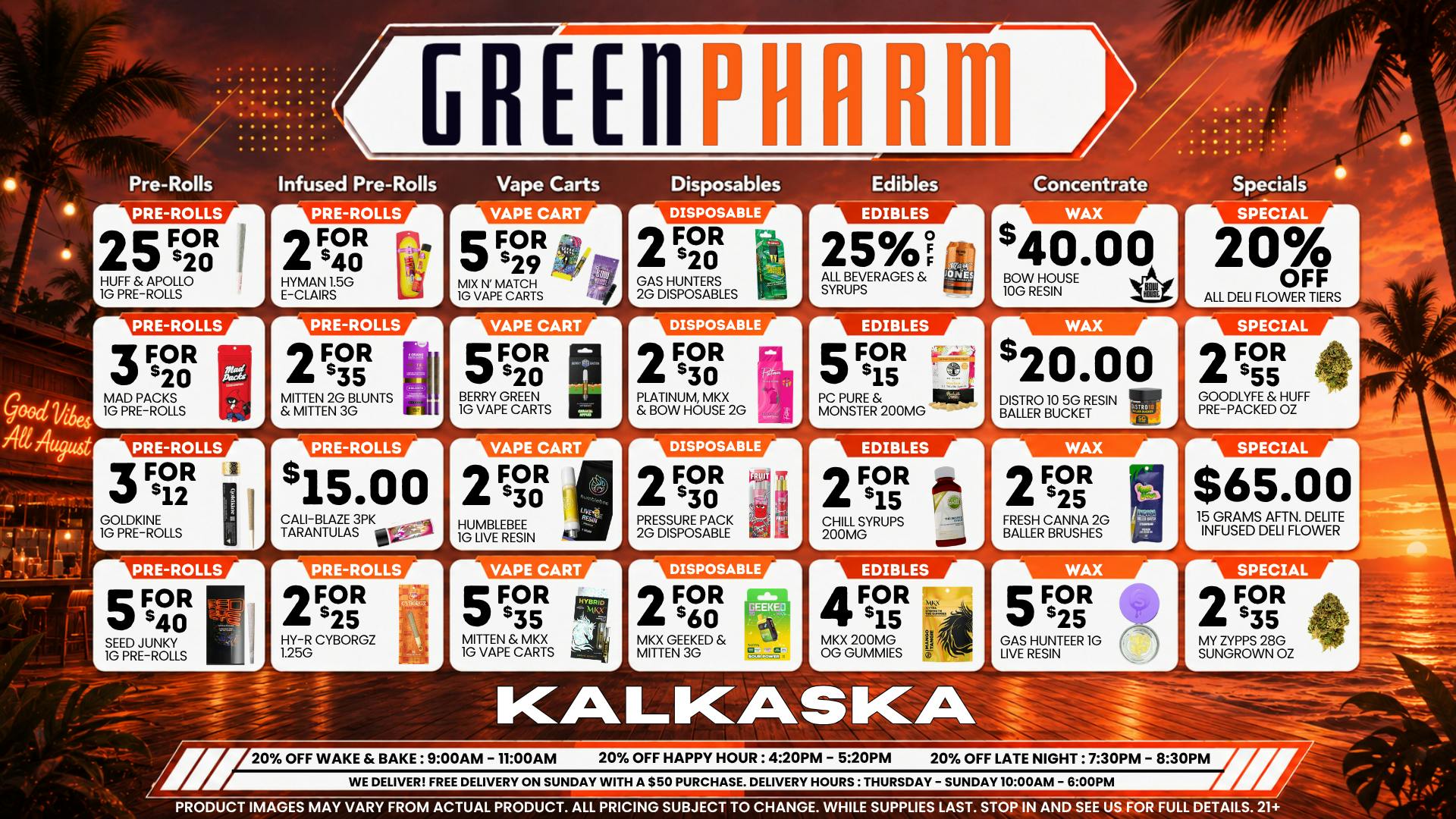 Green Pharm - Kalkaska - Recreational & Medical 💰😀💥NEW PRODUCTS-NEW DEALS-MORE SAVINGS💥😀💰