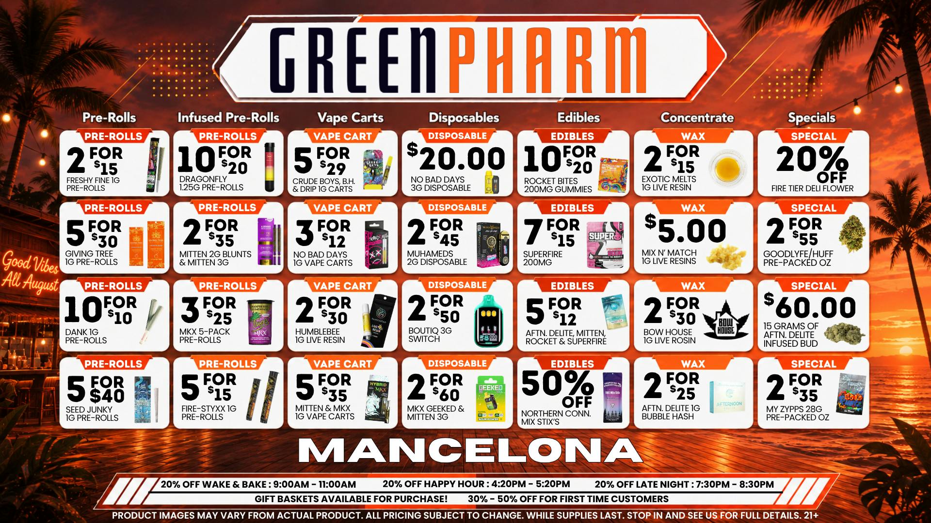 Green Pharm - Mancelona -Recreational 💰😀💥NEW PRODUCTS-NEW DEALS-MORE SAVINGS💥😀💰