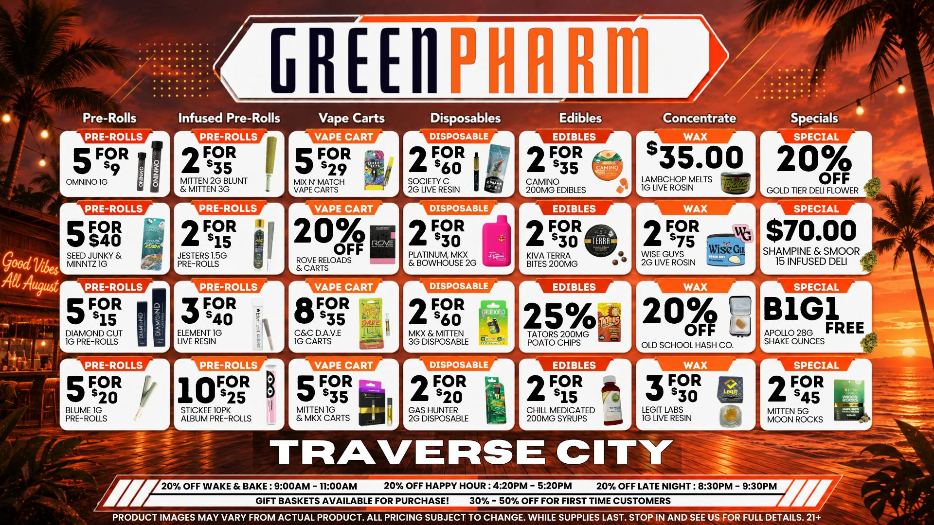 Green Pharm - Traverse City - Recreational & Medical NEW ITEMS-NEW DEALS-MORE SAVINGS💥💸🤑