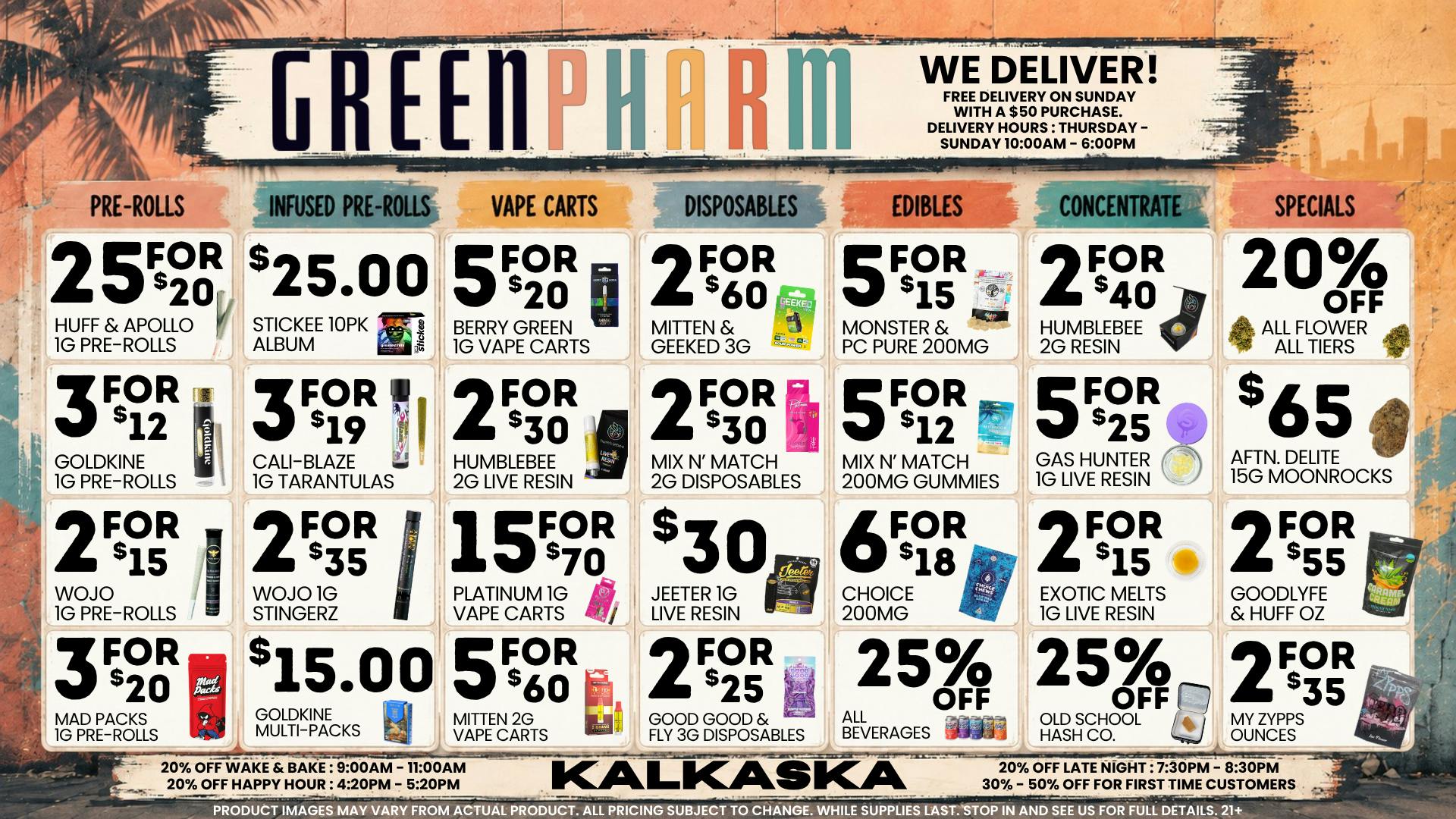 Green Pharm - Kalkaska - Recreational & Medical 💰😀💥NEW PRODUCTS-NEW DEALS-MORE SAVINGS💥😀💰