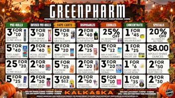 Green Pharm - Kalkaska - Recreational & Medical 🍂🍂FALLING PRICES ON GREAT PRODUCTS AT GREENPHARM