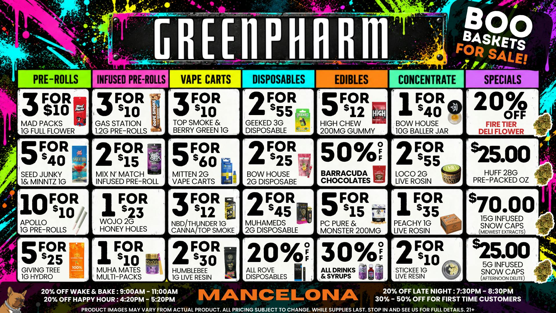 Green Pharm - Mancelona -Recreational 🍂🍂FALLING PRICES - RAKE IN THE SAVINGS🍂🍂