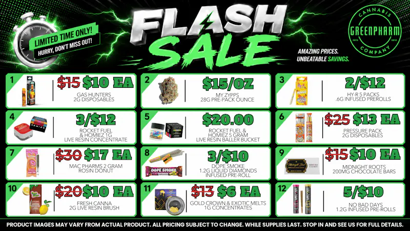 Green Pharm - Kalkaska - Recreational & Medical 💥💥💥NEW FLASH SALES💥💥💥