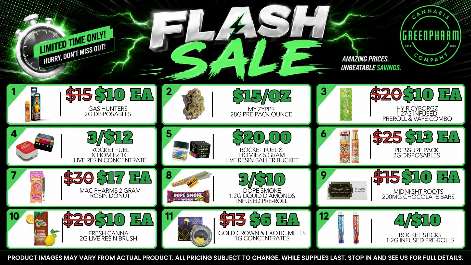 Green Pharm - Kalkaska - Recreational & Medical 🔥🔥🔥FLASH DEALS-NEW ITEMS🔥🔥🔥