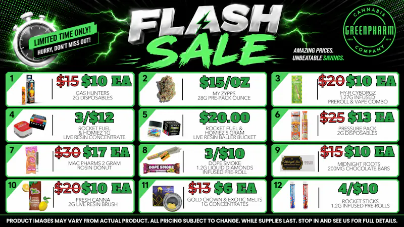 Green Pharm - Kalkaska - Recreational & Medical 🔥🔥🔥FLASH DEALS-NEW ITEMS🔥🔥🔥