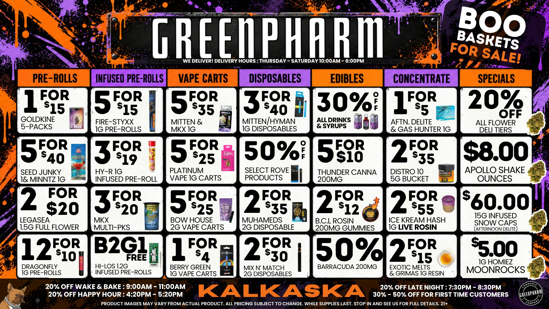 Green Pharm - Kalkaska - Recreational & Medical 👻🍬JOIN US FOR OUR HALLOWEEN PARTY ON 10/30 🦇🧛
