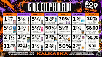 Green Pharm - Kalkaska - Recreational & Medical 👻🍬JOIN US FOR OUR HALLOWEEN PARTY ON 10/30 🦇🧛