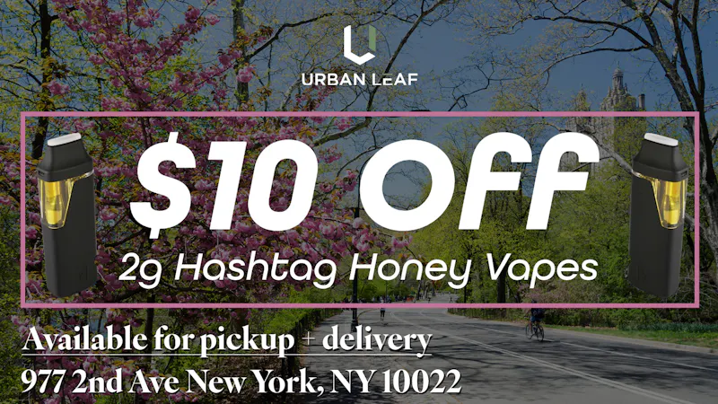 Urban Leaf $10 off Hashtag Honey 2g Vapes